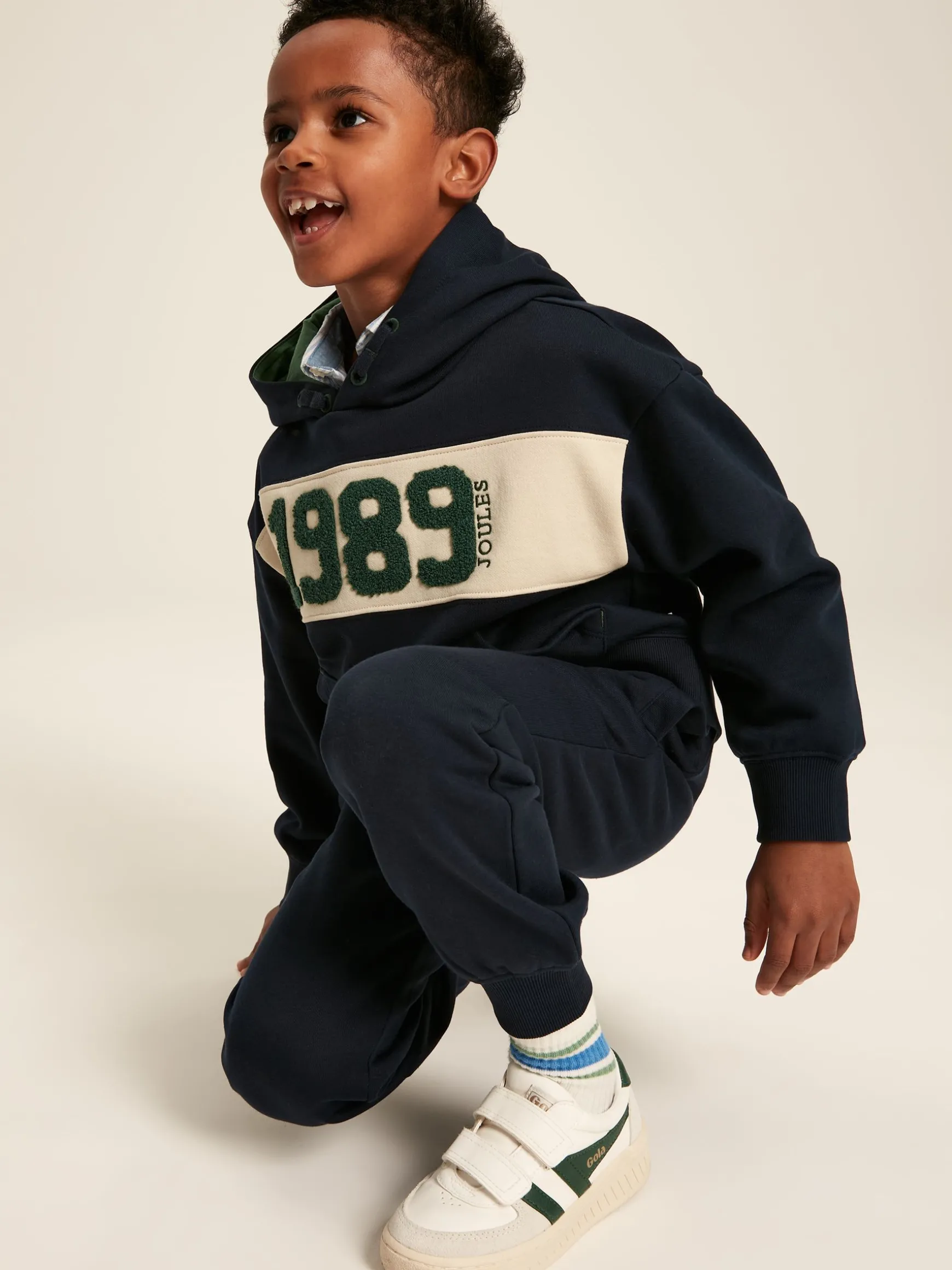 Boys' Ted Navy Blue Jersey Joggers