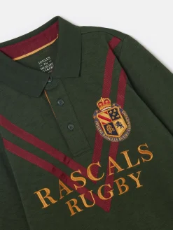 Boys' Tournament Green Polo Shirt