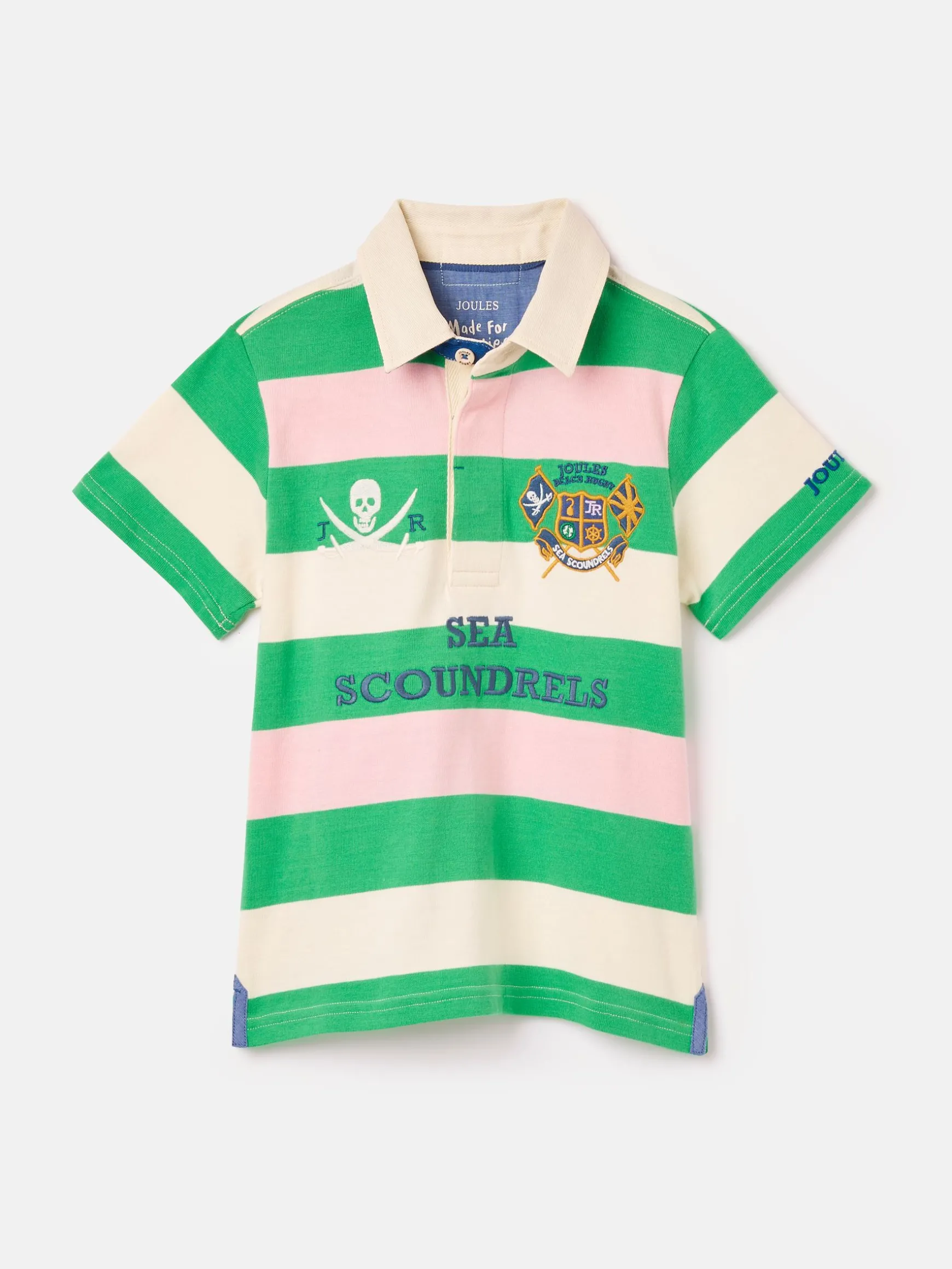 Boys' Tournament Green Rugby Jersey Polo Shirt