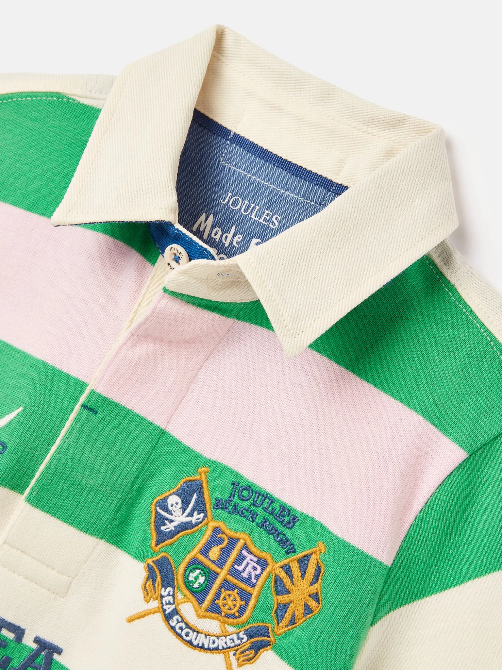 Boys' Tournament Green Rugby Jersey Polo Shirt