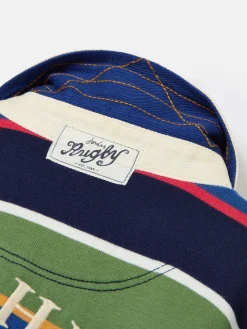 Boys' Tournament Multi Stripe Rugby Shirt