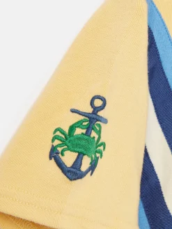 Boys' Tournament Yellow Rugby Jersey Polo Shirt