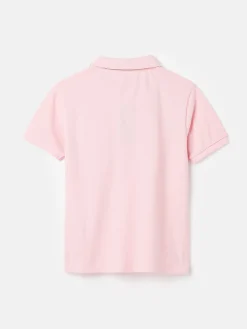 Boys' Woody Pink Pique Cotton Polo Shirt