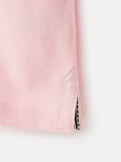 Boys' Woody Pink Pique Cotton Polo Shirt