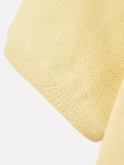 Boys' Woody Yellow Pique Cotton Polo Shirt