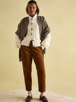 Bracewell Black & Brown Blanket Scarf