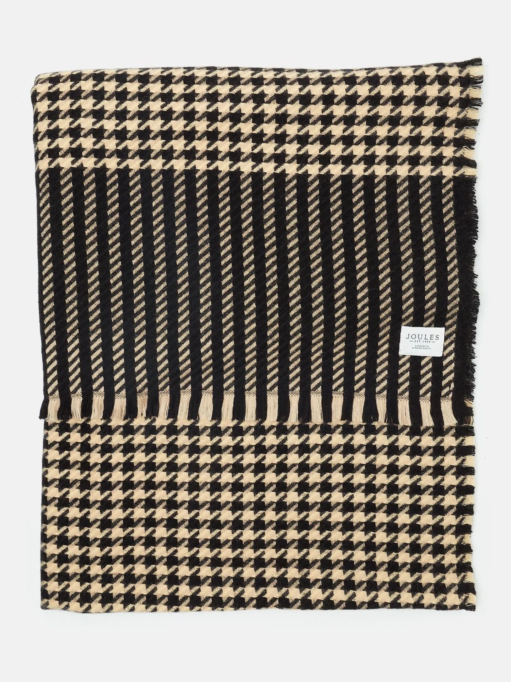 Bracewell Black & Brown Blanket Scarf