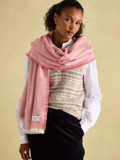 Bracewell Pink Blanket Scarf