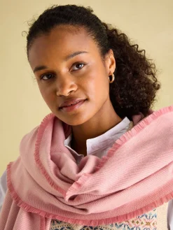 Bracewell Pink Blanket Scarf