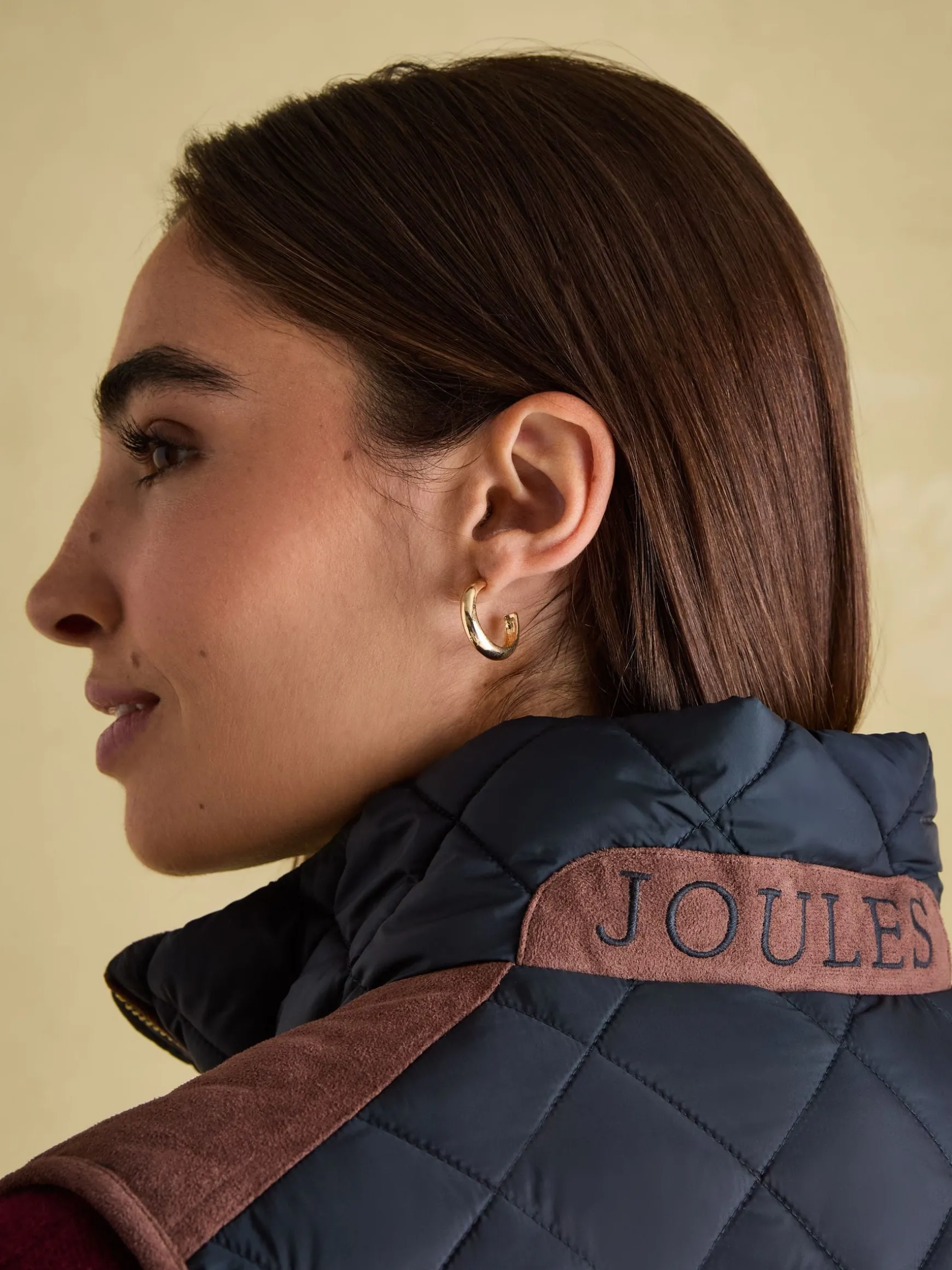 Braemar Luxe Navy Showerproof Diamond Quilted Gilet