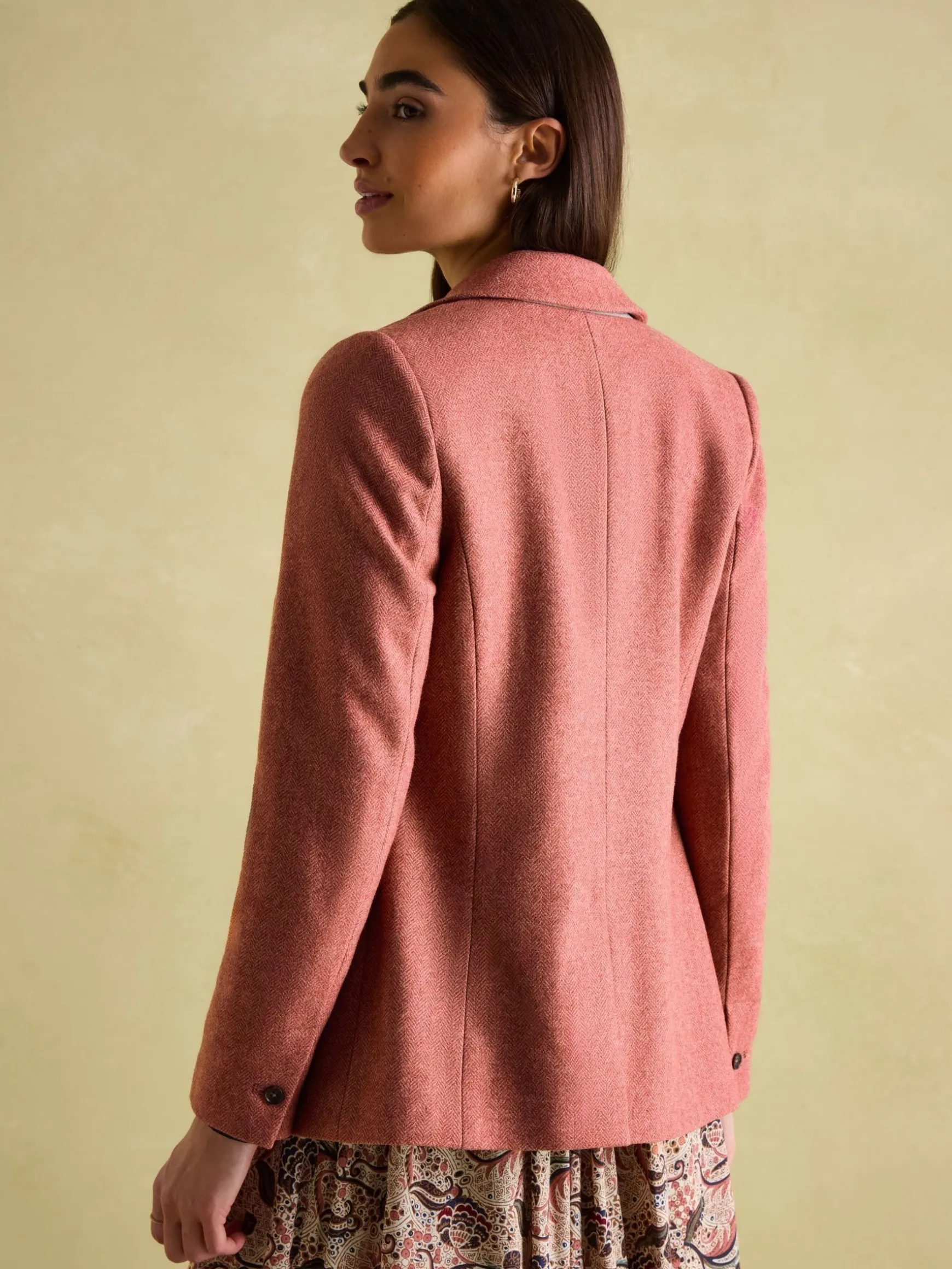 Bramble Pink Tweed Blazer
