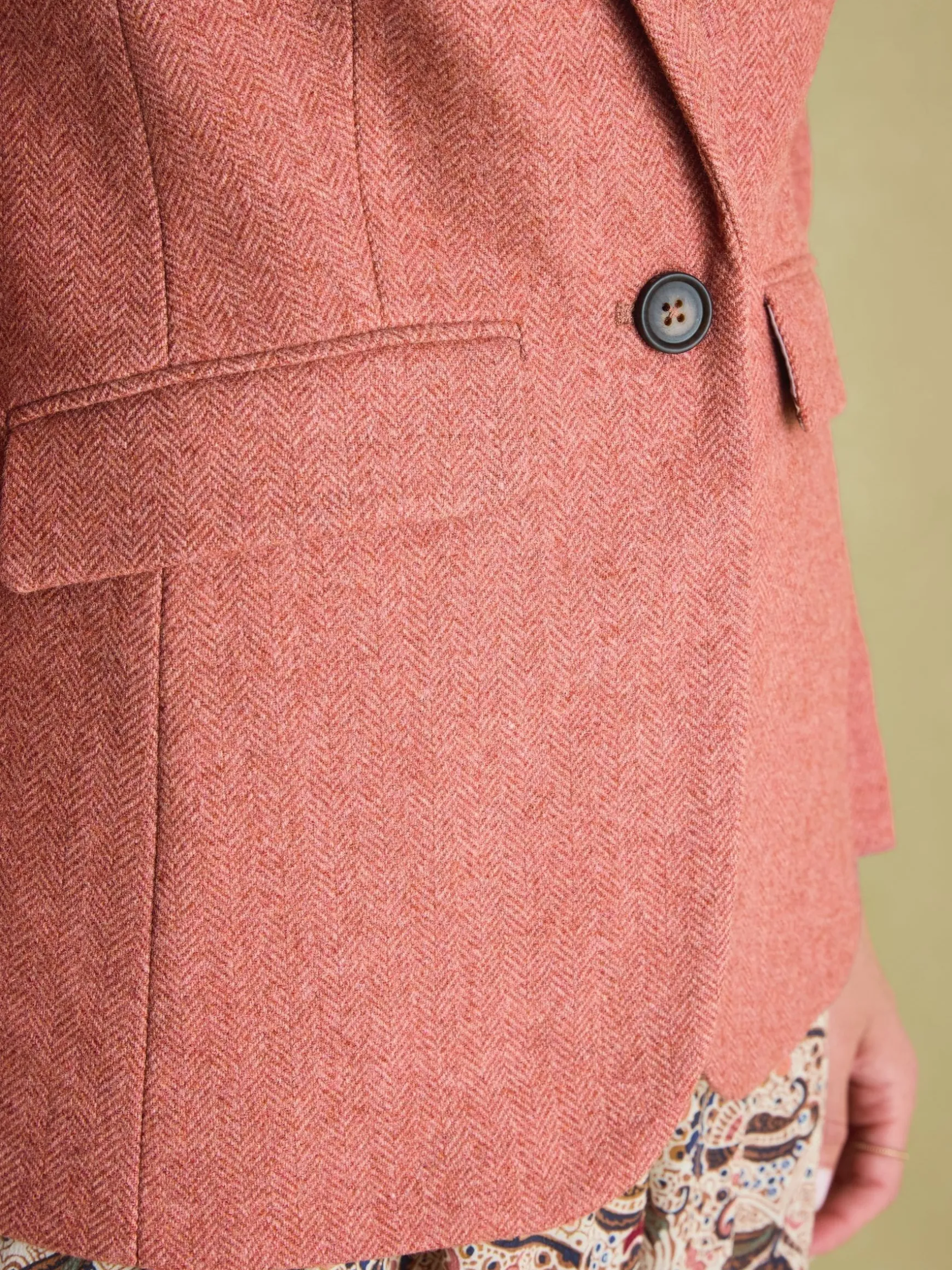 Bramble Pink Tweed Blazer
