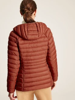 Bramley Red Showerproof Packable Padded Coat