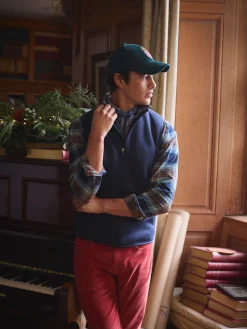 Broughton Navy Fleece Gilet