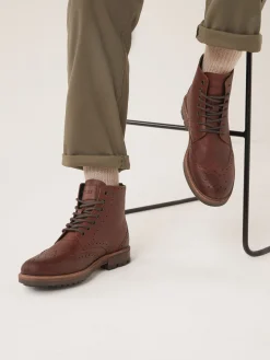 Brown Brogue Boots
