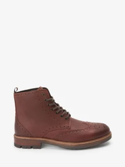 Brown Brogue Boots