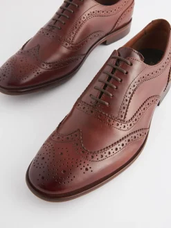 Brown Leather Oxford Brogues