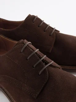 Brown Suede Derby