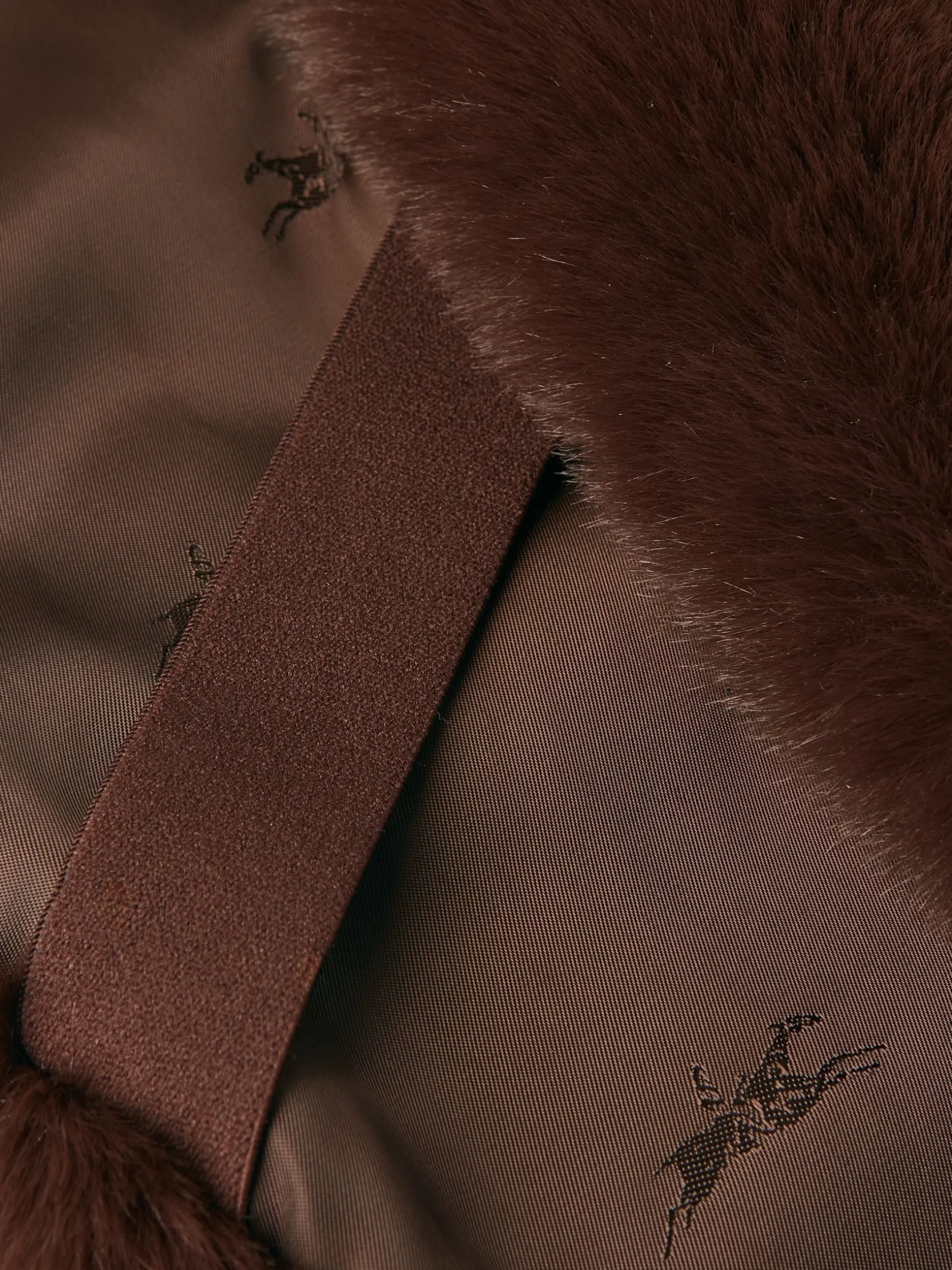 Callcott Chocolate Brown Faux Fur Scarf