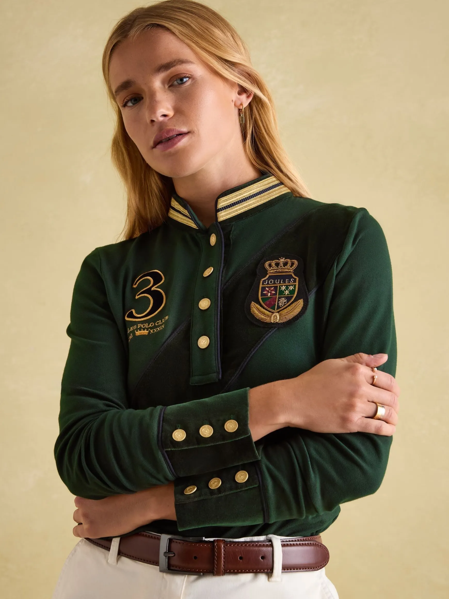 Carrington Green Premium Long Sleeve Polo Shirt