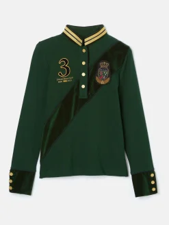 Carrington Green Premium Long Sleeve Polo Shirt