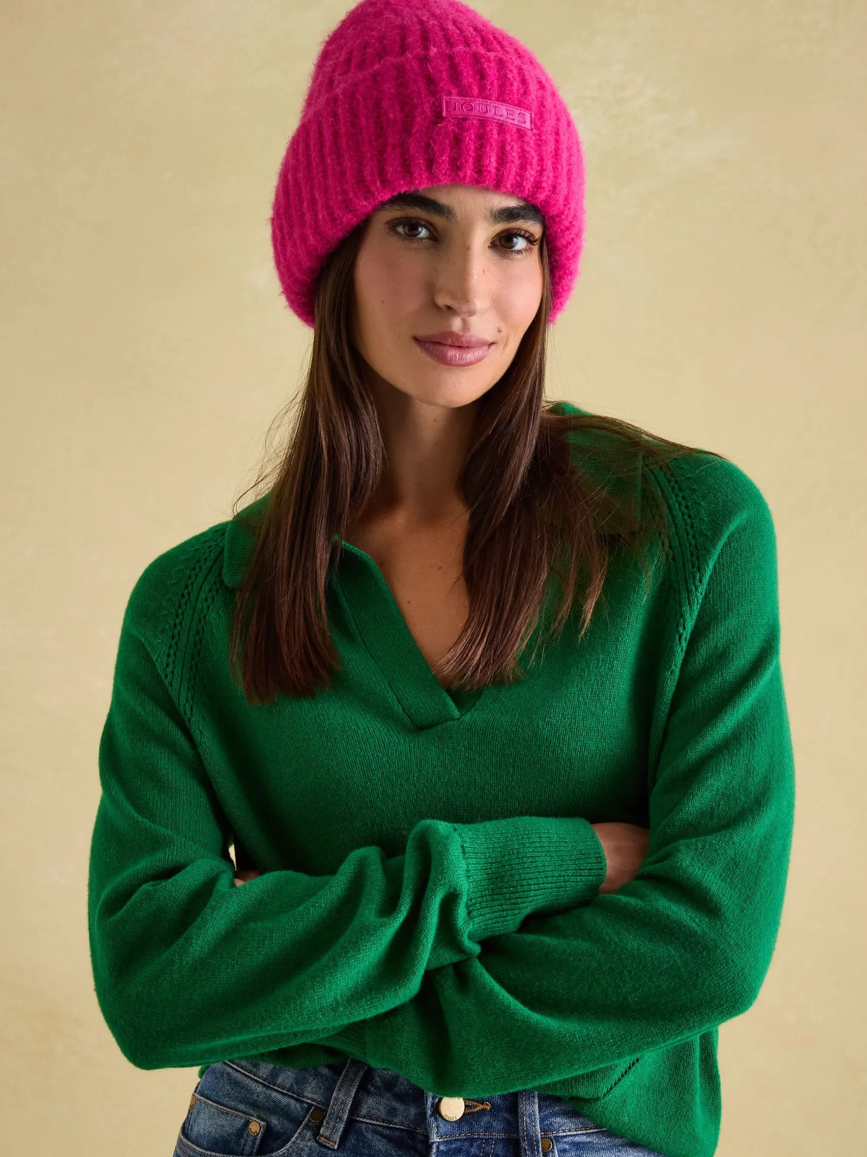 Caversham Bright Pink Beanie Hat
