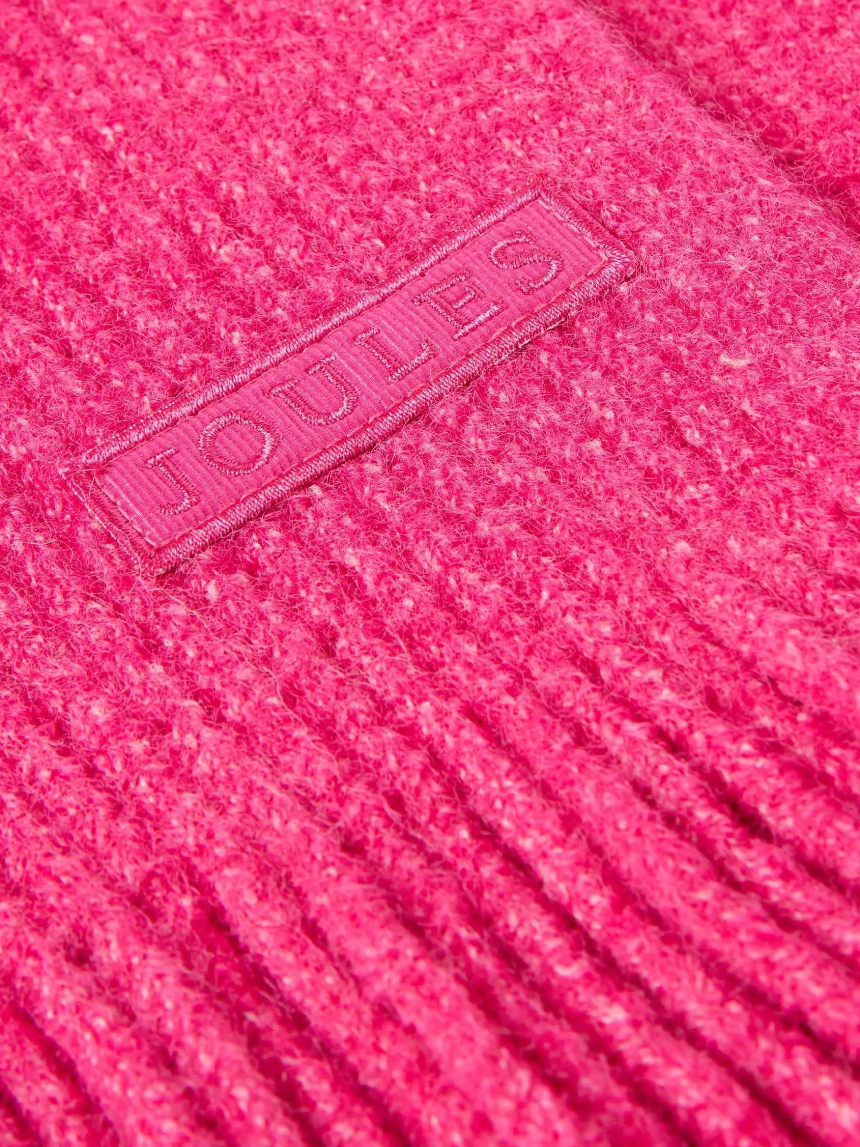 Caversham Bright Pink Knitted Scarf