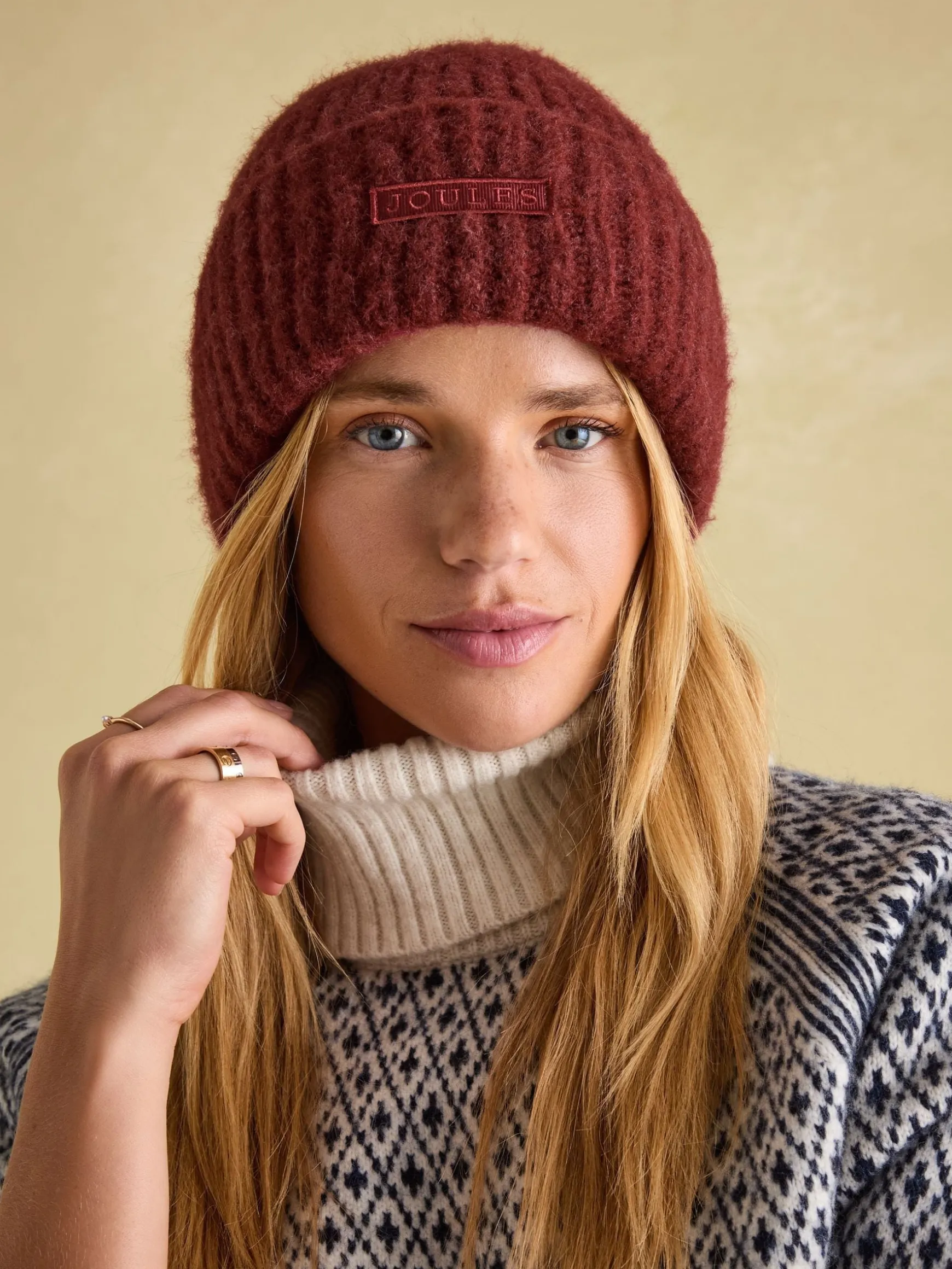 Caversham Burgundy Beanie Hat