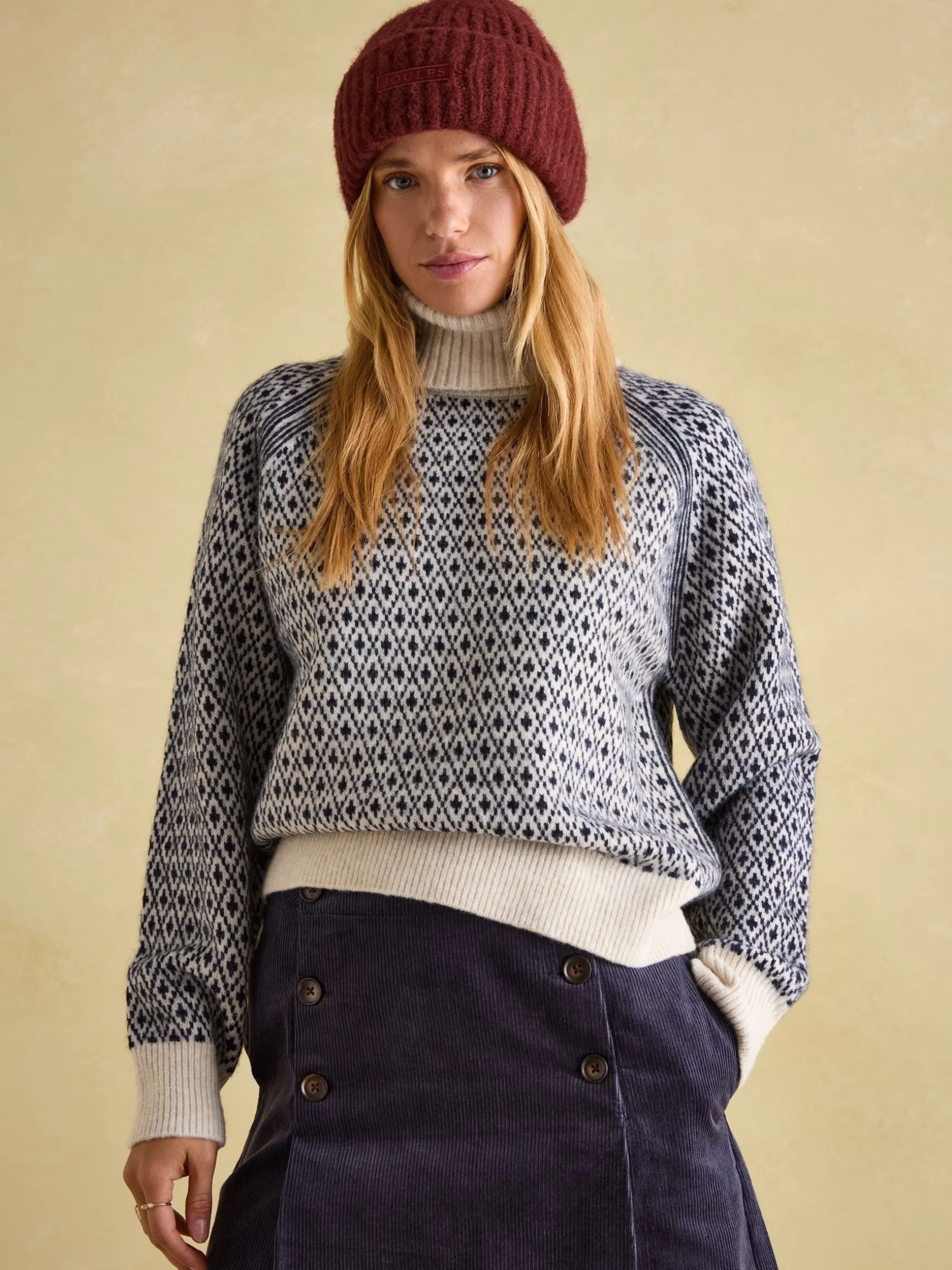 Caversham Burgundy Beanie Hat