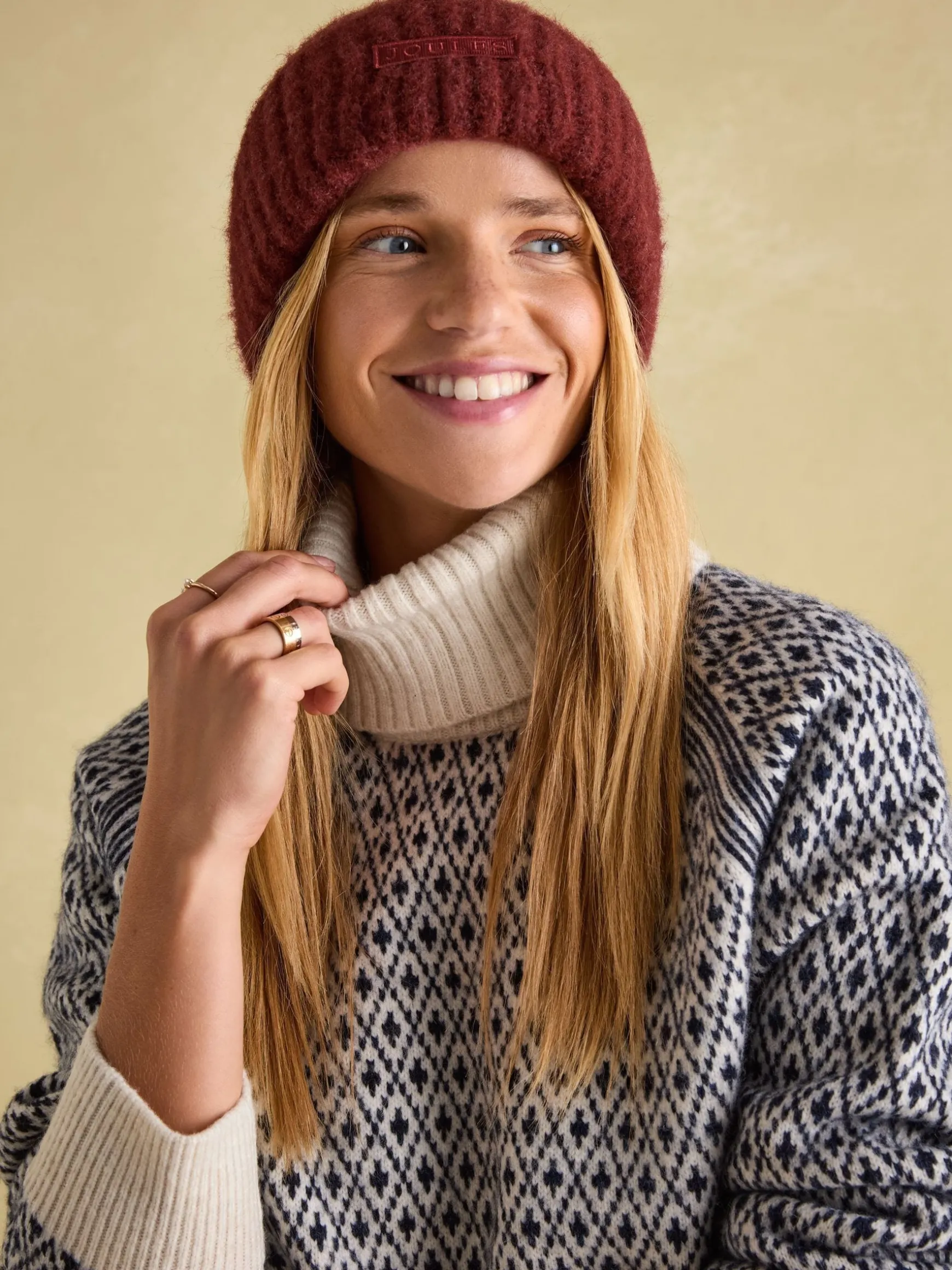 Caversham Burgundy Beanie Hat