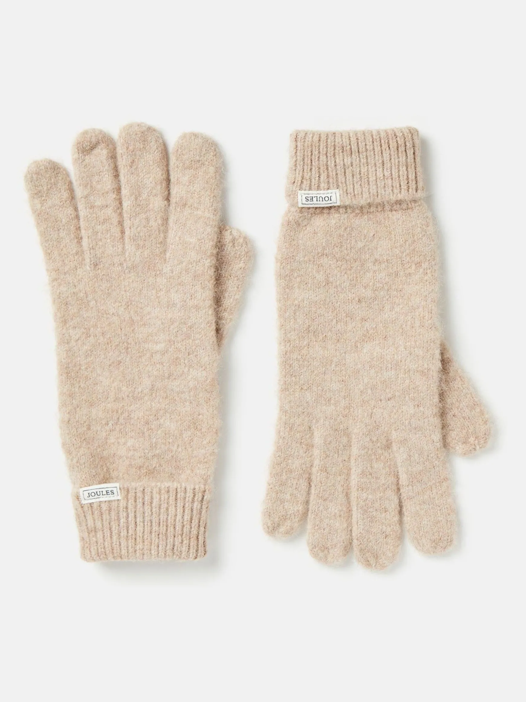 Caversham Oatmeal Knitted Gloves