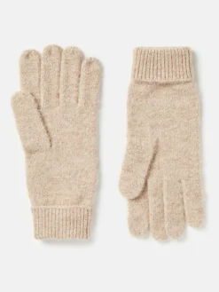 Caversham Oatmeal Knitted Gloves