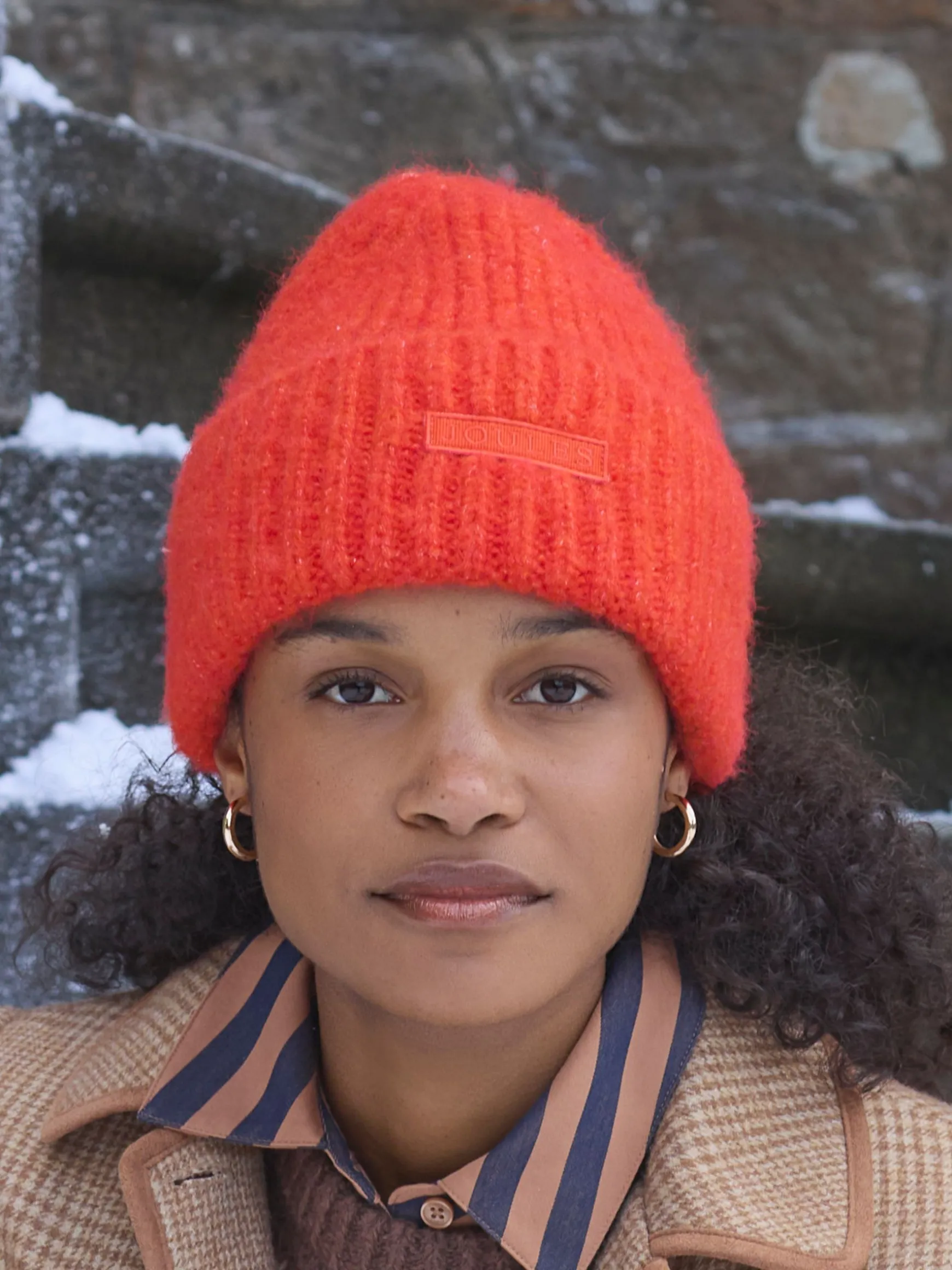 Caversham Orange Beanie Hat