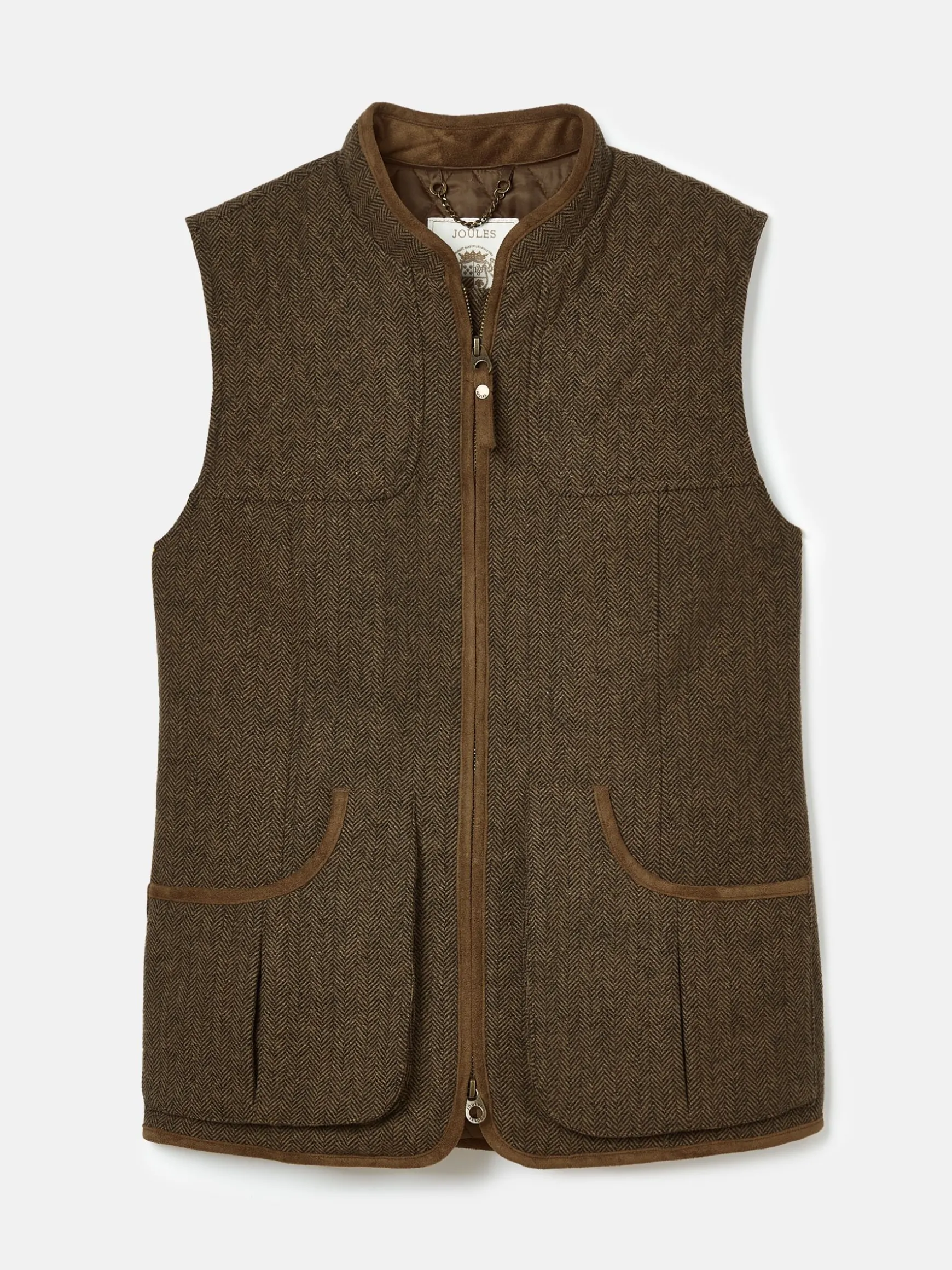 Cawthorne Brown Tweed Gilet
