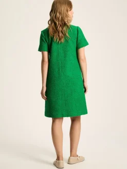 Celeste Green Mini Boucle Dress