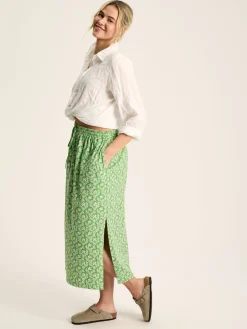 Celia Green Jersey Midi Skirt