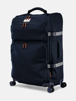 Coast Navy Large 4 Wheel Soft Suitcase
