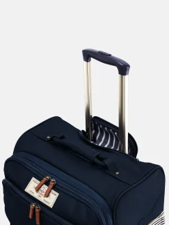 Coast Navy Large 4 Wheel Soft Suitcase