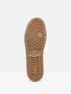 Colston White Leather Trainers