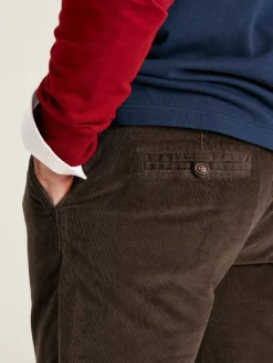 Cord Brown Straight Leg Corduroy Trousers