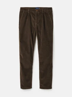 Cord Brown Straight Leg Corduroy Trousers