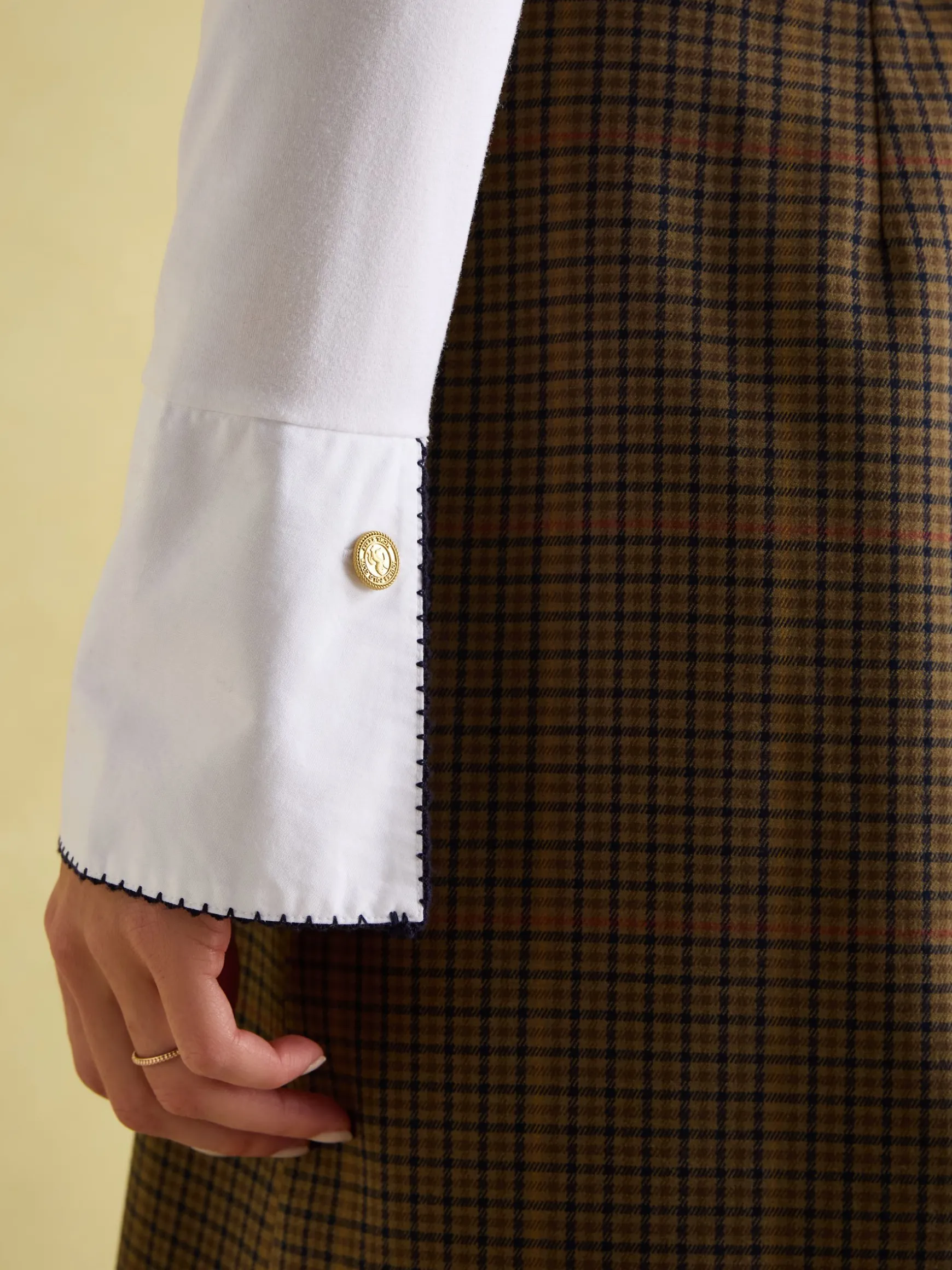 Cordelia White Long Sleeve Top