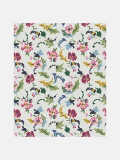 Cream Cambridge Painted Floral 10M Wallpaper