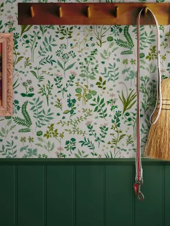 Cream Holcombe Floral 10M Wallpaper