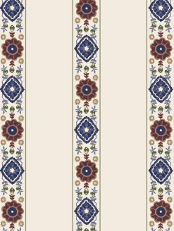 CreamMulti Grove Border Cream/Multi 10M Wallpaper