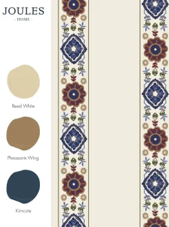 CreamMulti Grove Border Cream/Multi 10M Wallpaper