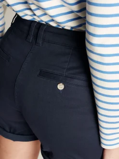 Cruise Blue Mid Thigh Length Chino Shorts