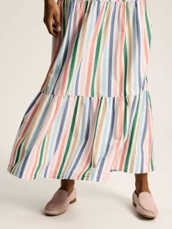 Cynthia Stripe Tiered Co-ord Skirt
