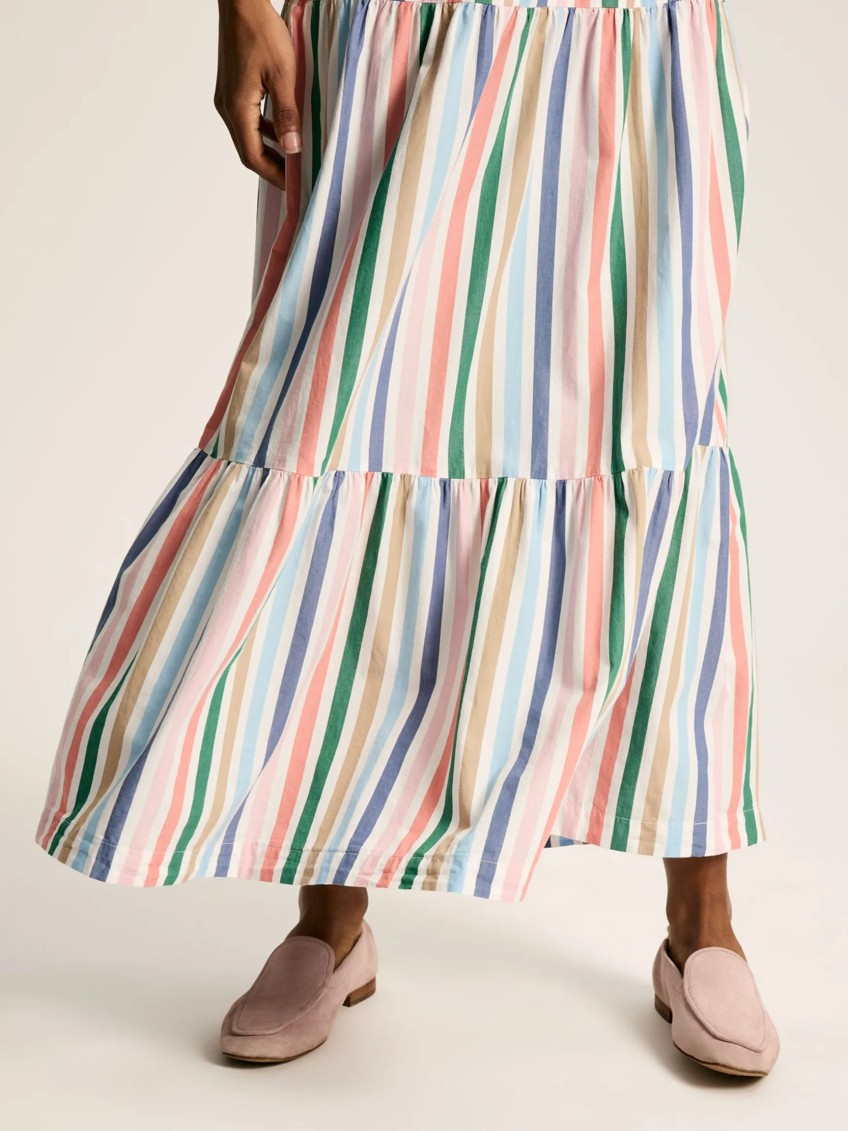 Cynthia Stripe Tiered Co-ord Skirt