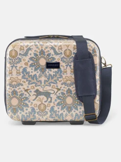 Damask Print Hard Shell Vanity Case